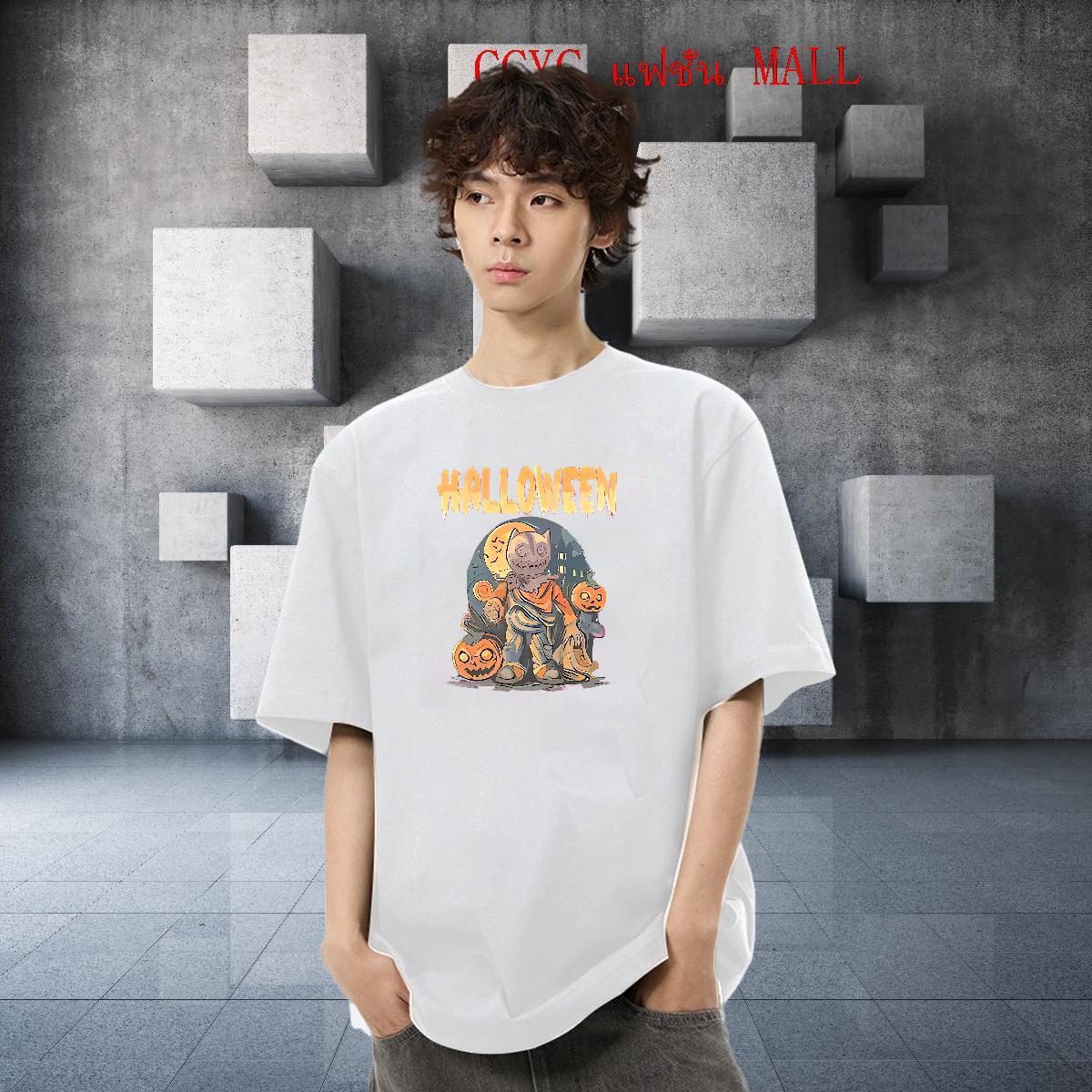 2024 Men T Shirts 230g Cotton monster Hip Hop Street Polos Round Neck Short Sleeve High Quality Tshirts Oversized 3XL 4XL