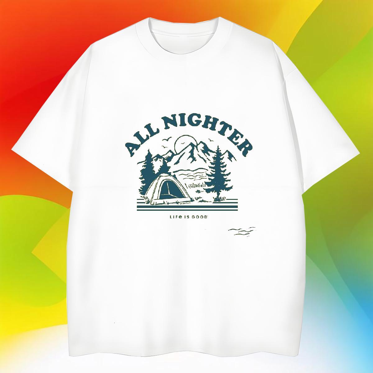 Classic Men Clothes T-Shirt 230g Pure Cotton High Street Hip Hop mountains Custom Big Size Breathable Soft New Arrival Mens T Shirts Tops Tees