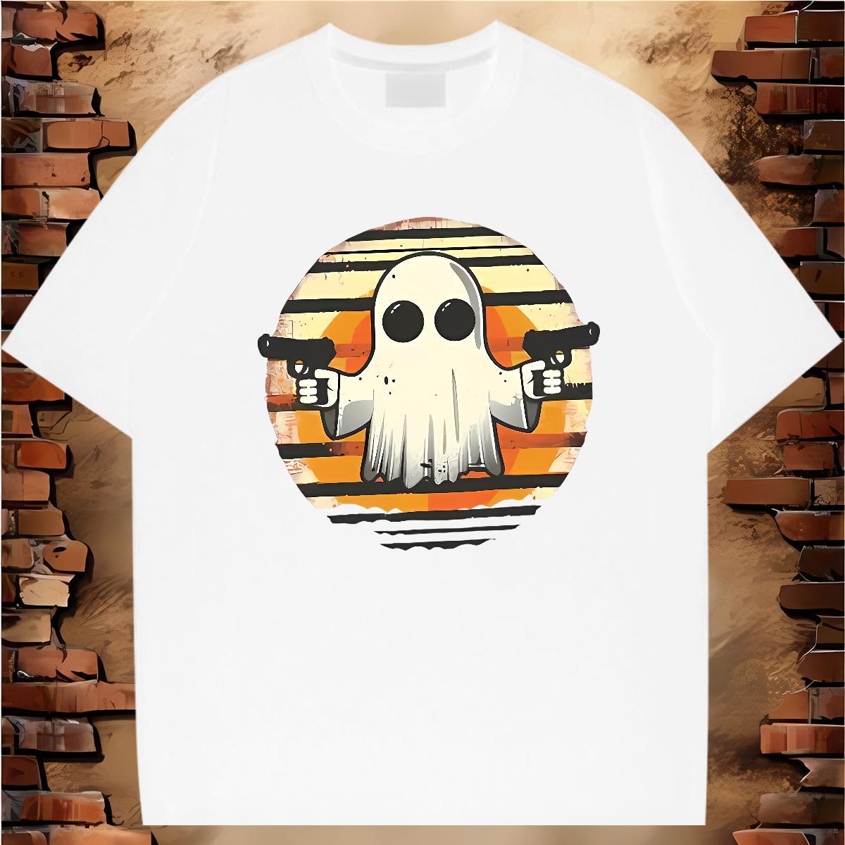 Fashion Designer Mens T Shirts 100% Cotton 230g little monsters Daily Outfit Clothes Crew Neck Breathable Loose Fit Mens Tshirts Cartoon Printing L-4X