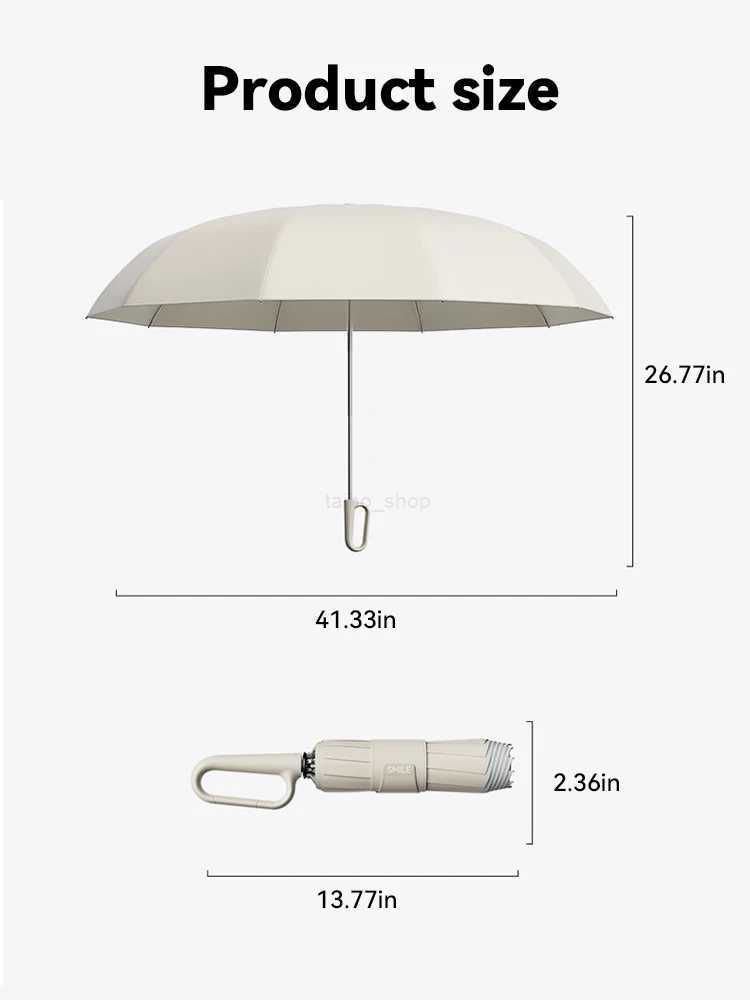 Extra Large Reinforced Wind-resistant Rain-resistant Dual-purpose UV-resistant Fully Automatic Ring-buckle UmbrellaXJ22