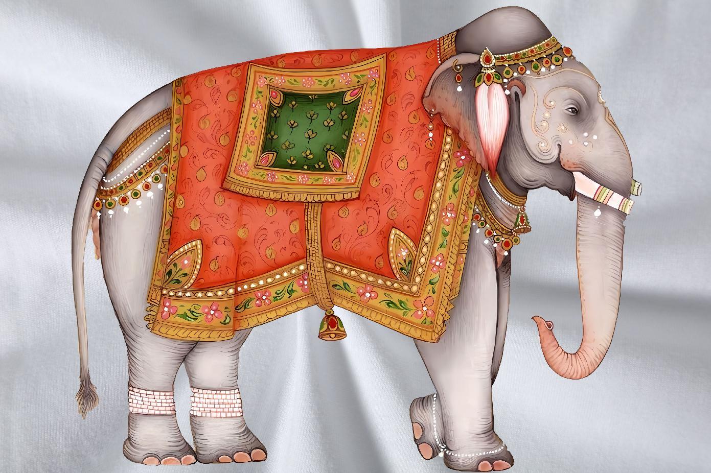 Loose Couples T Shirts 230g Cotton Street Wear elephant Black White O-Neck Short Sleeve 2024 Summer T-Shirts for Men Polos