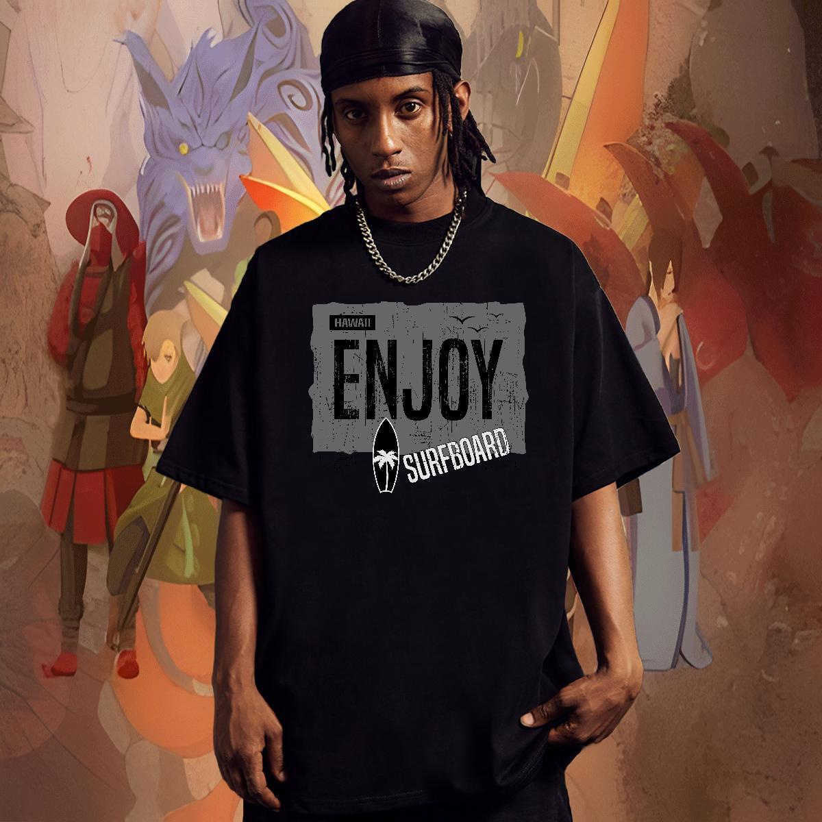 Brand Men Tees 230g Cotton Spring Summer letter Asian Size Breathable Crew Neck Wholesale T-Shirts for Men Clothes