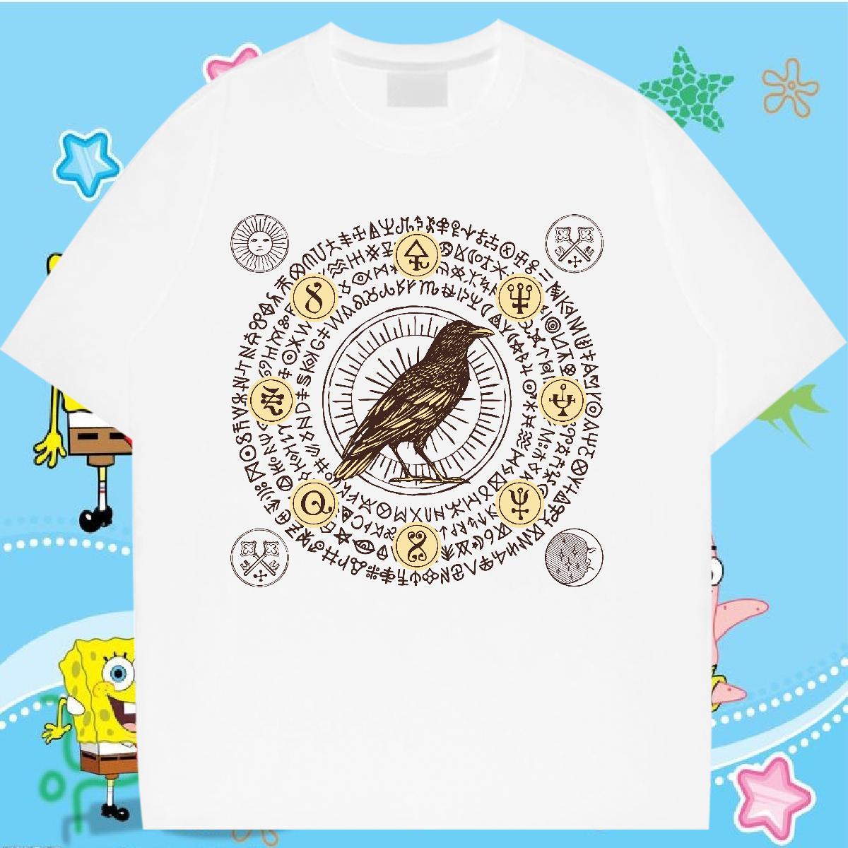 5A T Shirt For Woman Breathable Crew Neck Unisex Tshirts Plus Size Custom bird Daily Wear 230g Cotton Classic Top Tees