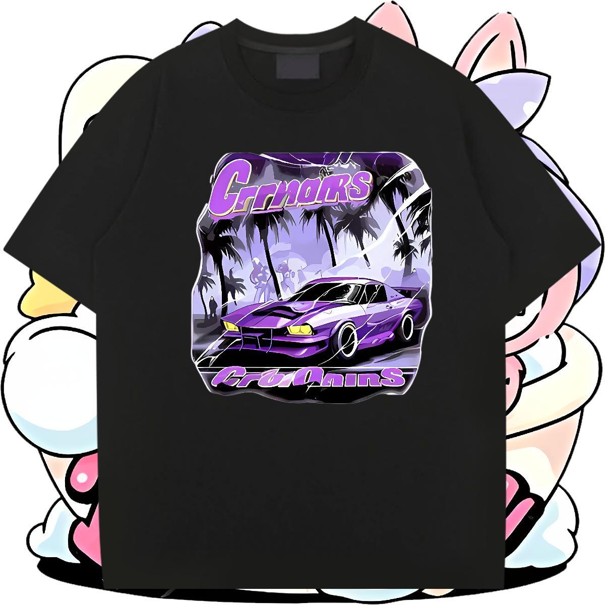 Unisex Tshirt for Man Woman 230g Pure Cotton Street car Custom Printing Breathable Short Sleeve Casual New Man T Shirts Clothes