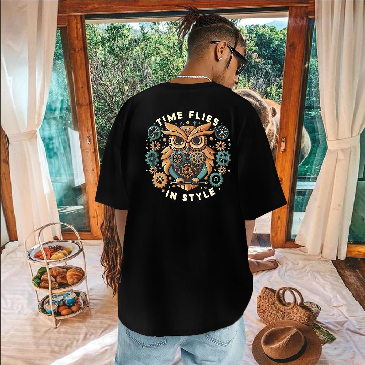 2024 Designer Man T Shirts 230g 100% Cotton eagle Street Casual Tops Shirt Breathable Unisex Tshirts White Plus Size