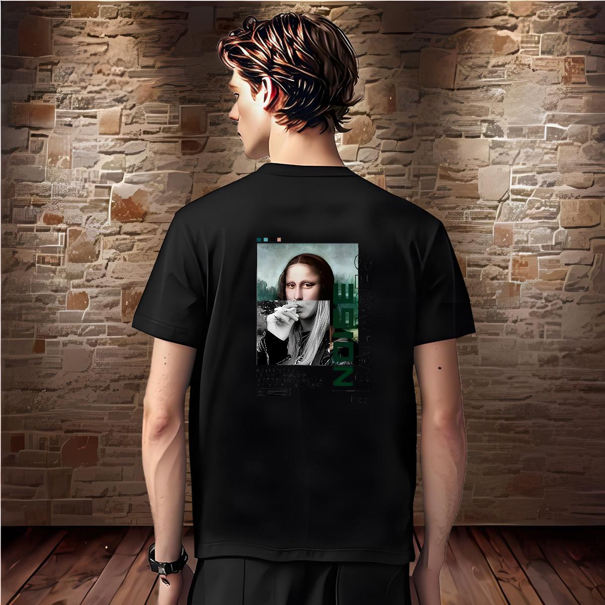 Fashion Designer T Shirts Men character Tops 100% Cotton 230g Spring Summer Brand Cartoon Printing L-4XL Round Neck Short Sleeve Men Clothes T-Shirt