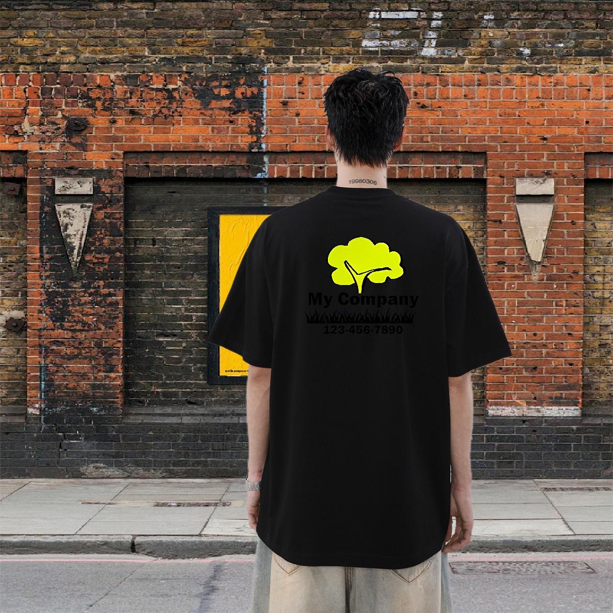 2024 Designer T Shirts Men 100% Cotton 230g tree Home Outdoor Tee Shirt Breathable Short Sleeve Popular Men Tees Custom Printing