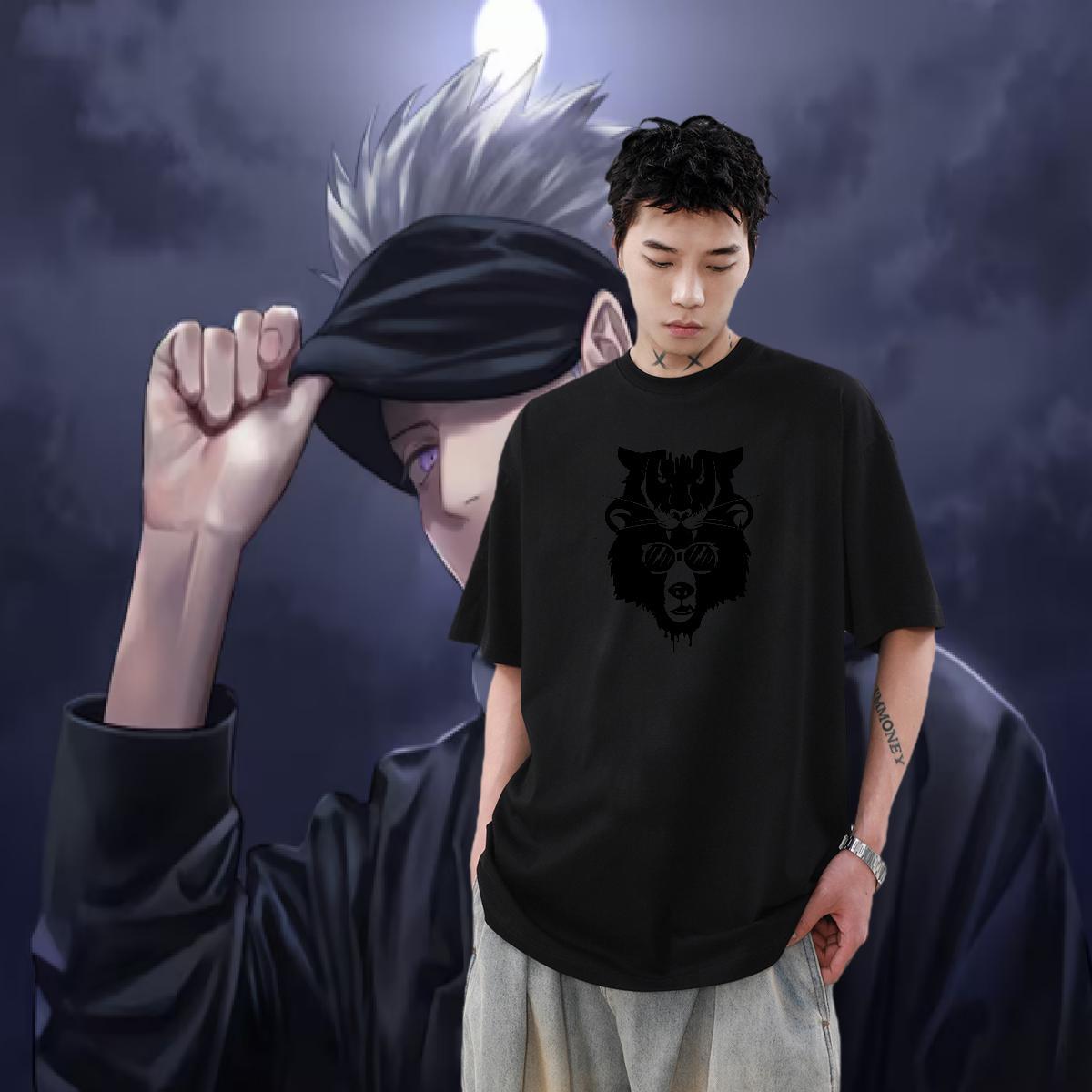 Stylist T-Shirts 230g Pure Cotton chimpanzee Sport Clothes Short Sleeve Soft Cool Design Men Tops Tees Custom Print Plus Size