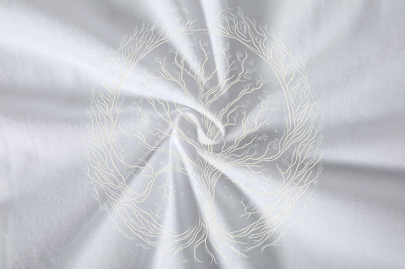 Customized T Shirt For Man 230g 100% Cotton tree Sport Clothes Breathable Crew Neck Cool Mens Tshirts White Plus Size