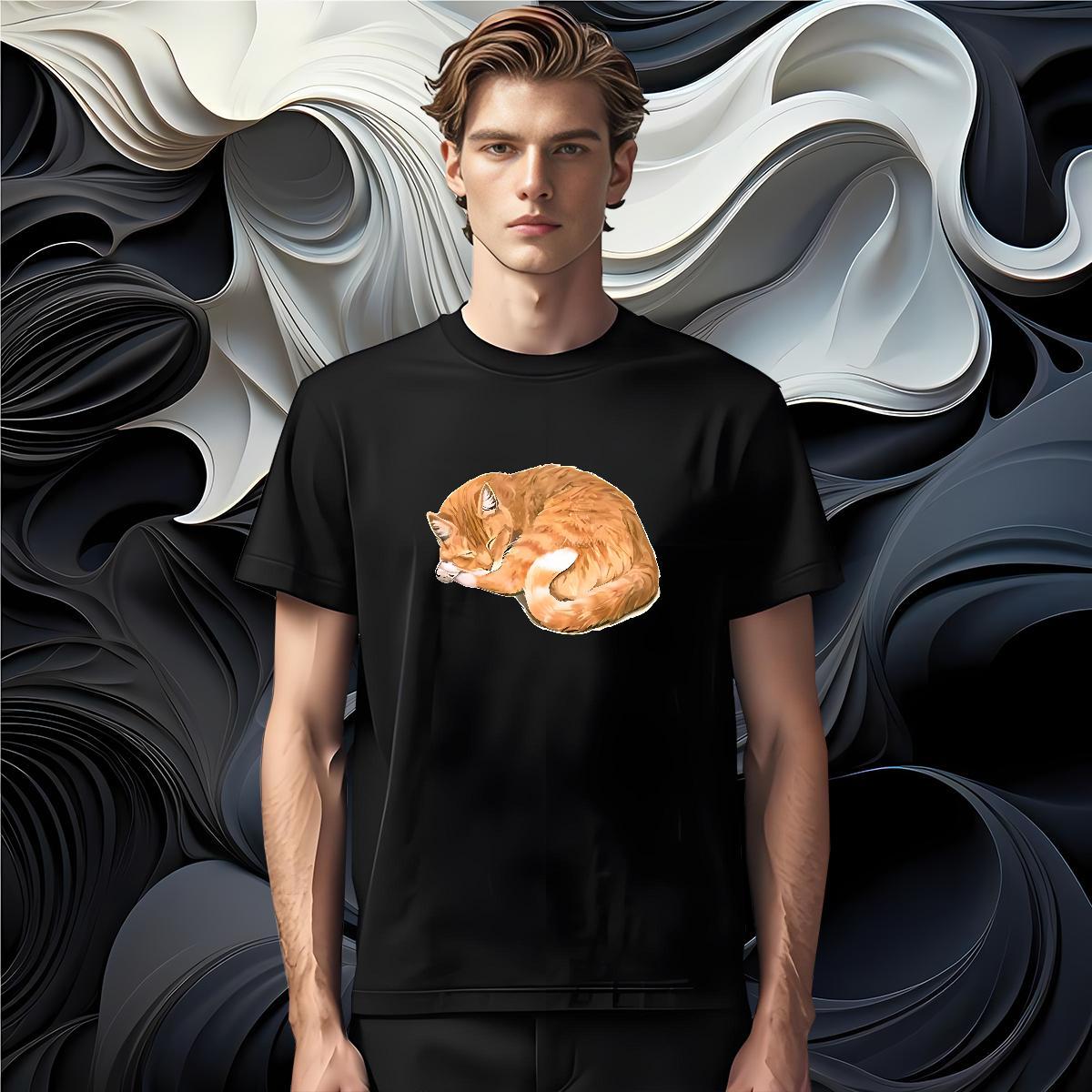 Custom T Shirts Men 100% Cotton 230g sleep Casual Daily Wear Tees Crew Neck Wholesale Men Tops Tees Graphic