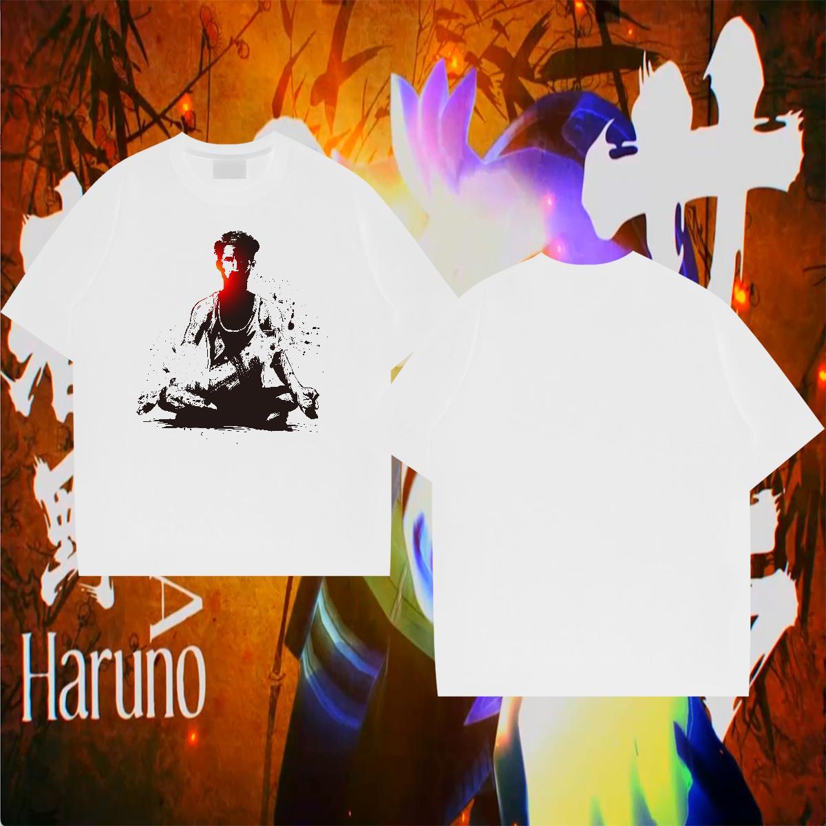 T-Shirts 230g Cotton portrait Beach Breathable Soft Custom Print Plus Size Men Tops Tees 2024 DIY Loose Fit Clothings