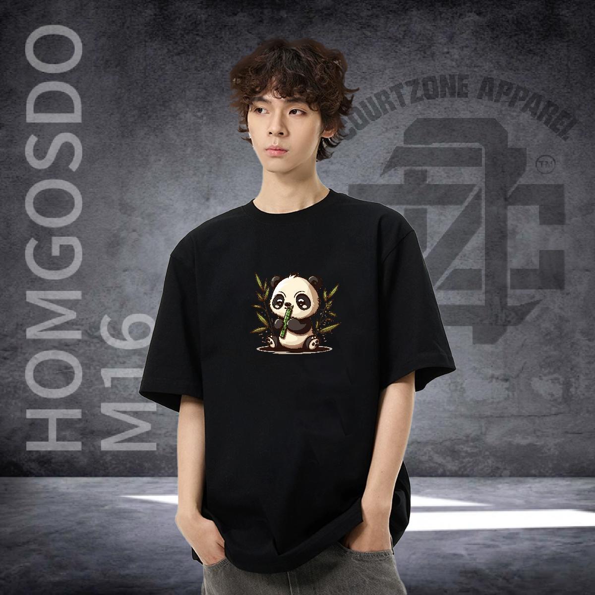 2024 DIY T Shirt For Man 230g Pure Cotton High Street Hip Hop Clothes Breathable Soft Unisex Men Clothes T-Shirt Customized