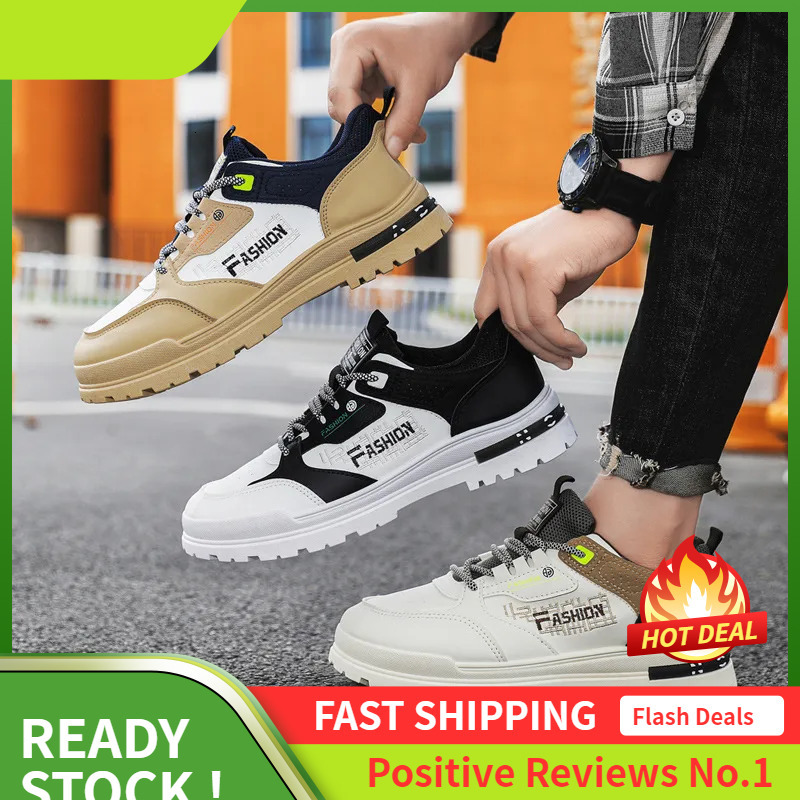 Men Trendy Ddmysports New Board Outdoor Activities Casual Style Fashion Versatile White Shoes Coffee Free Shipping