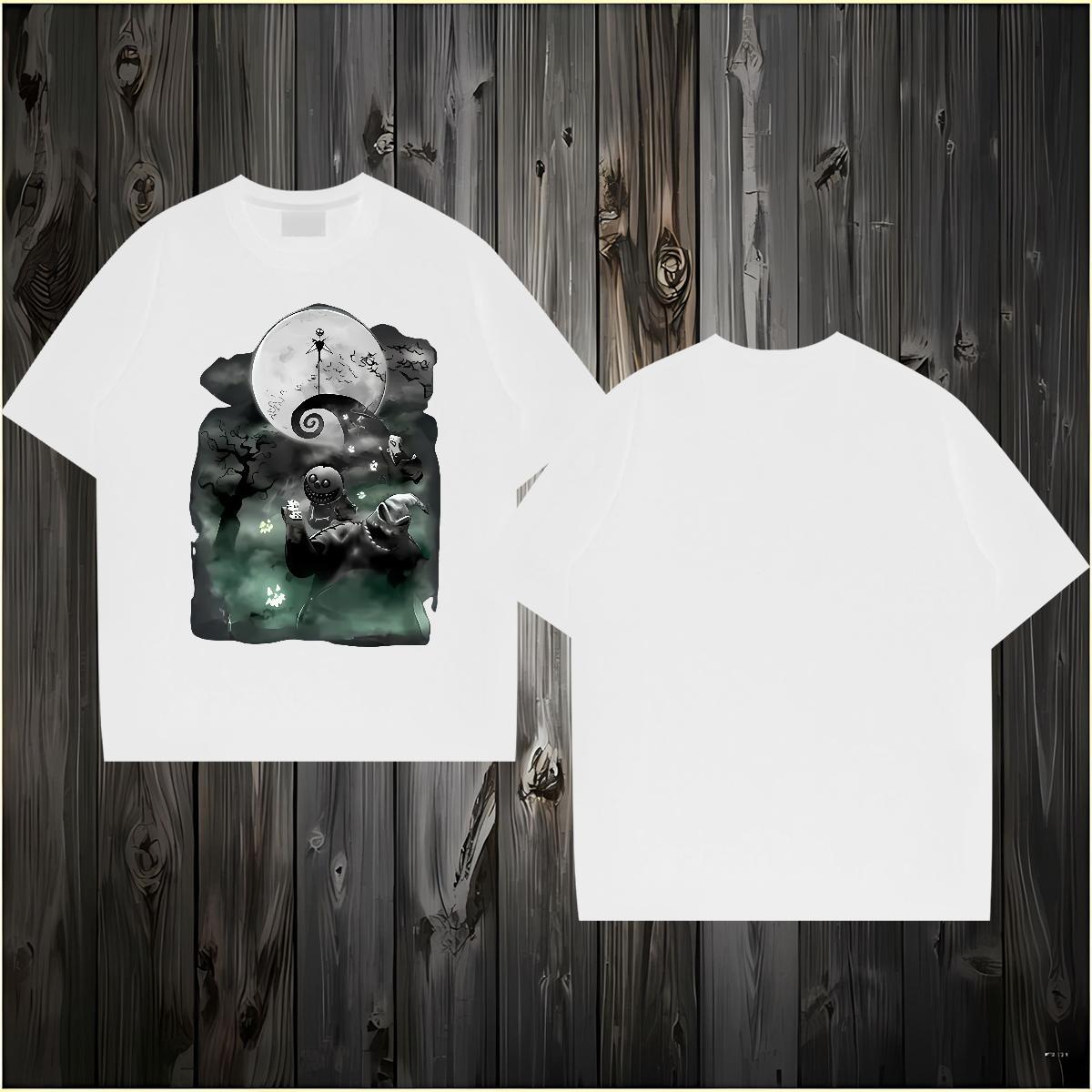 2024 Designer Mens T Shirts 230g 100% Cotton dark night Street wear Hip Hop Tshirts Short Sleeve Soft Wholesale Men Clothes T-Shirt Custom Printing