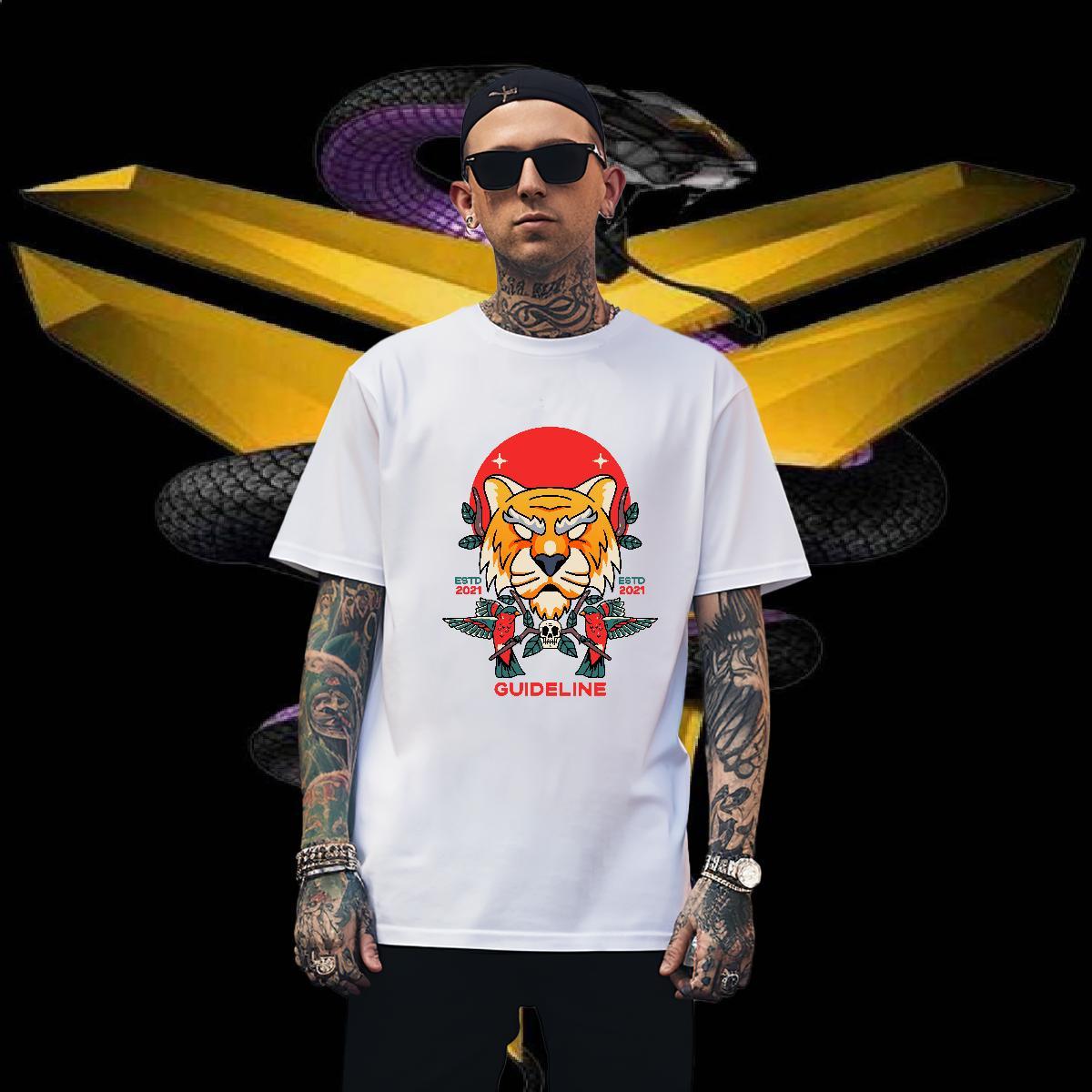 Man T Shirts 230g 100% Cotton Beach Crew Neck Breathable Asian Size Couples T Shirts New Soft Tops Tees