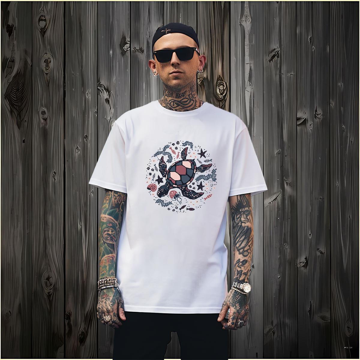 Men T Shirts 230g 100% Cotton Street Breathable Short Sleeve Custom Anime Men Clothes T-Shirt 2024 DIY TOP Quality Tee Shirt