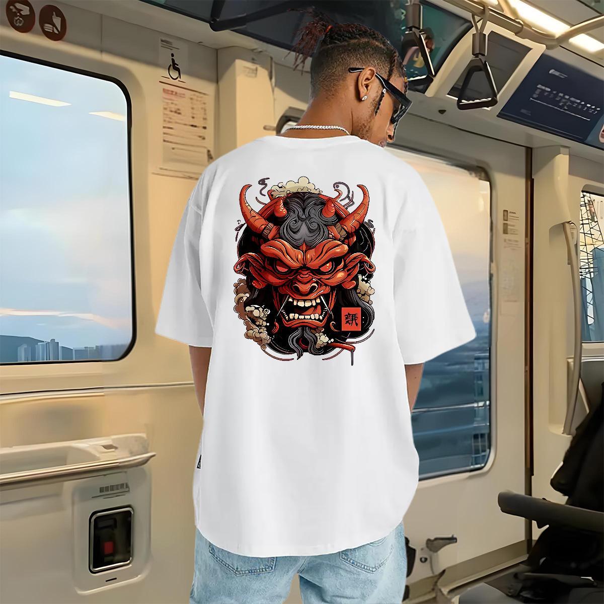 DIY T-Shirts 230g 100% Cotton Spring Summer Tshirts Round Neck Short Sleeve Free Shipping Men Tops Tees Skull