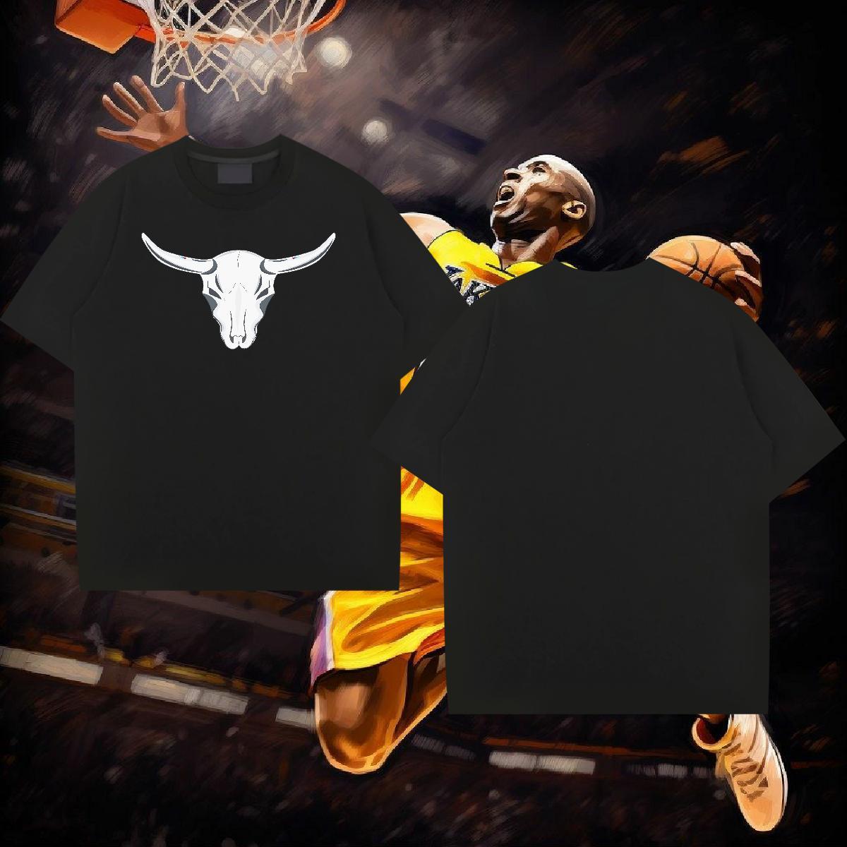 Fashion Designer T-Shirts 230g Pure Cotton cow Summer Casual Tops Tees Breathable Crew Neck High Quality Tshirts Customized