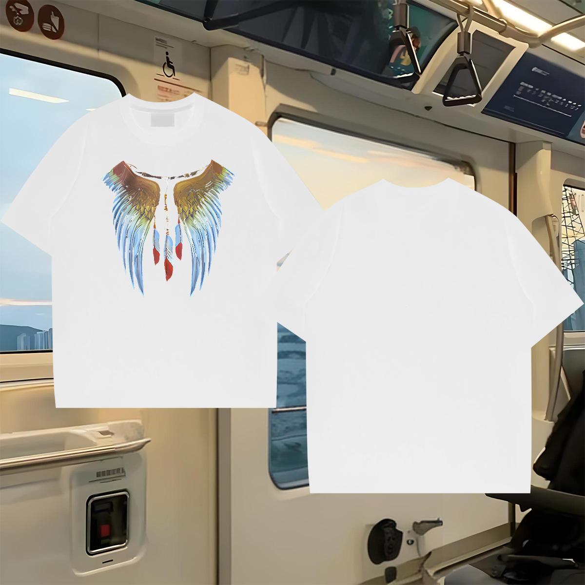 Custom Mens T Shirts 230g 100% Cotton cool High Street Hip Hop Tees Breathable Wholesale Men Tees Customized