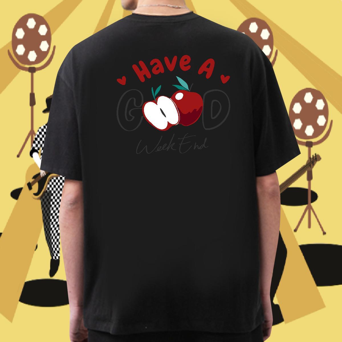 Casual New T-Shirts for Men 230g Cotton flower Sports Casual Clothings Pure Cotton Brand Tshirts Custom Print Oversized