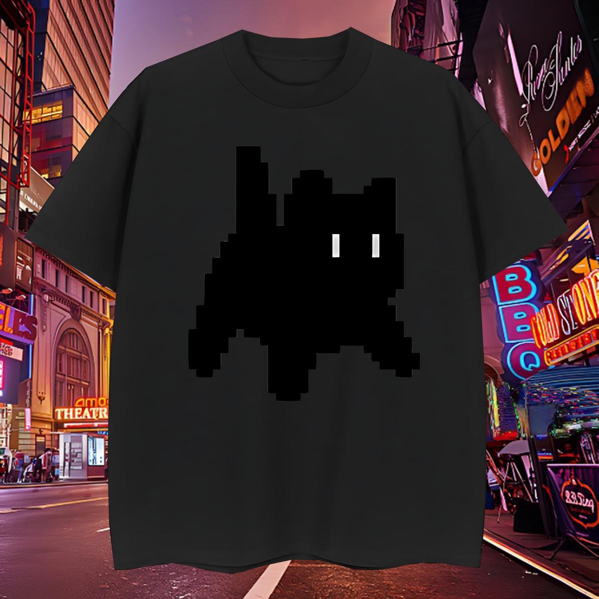 Brand Men Tees 230g 100% Cotton cat T-Shirts for Men Casual Beach O Neck Short Sleeves Customized Wholesale Wear