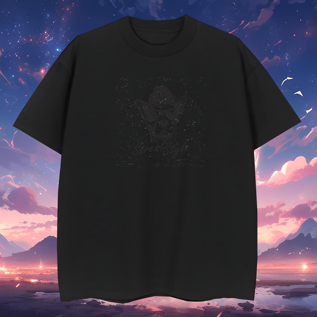 T-Shirts 230g Cotton dog Sport Breathable Plus Size Cartoon Men Tshirts Custom Loose Tees Shirts