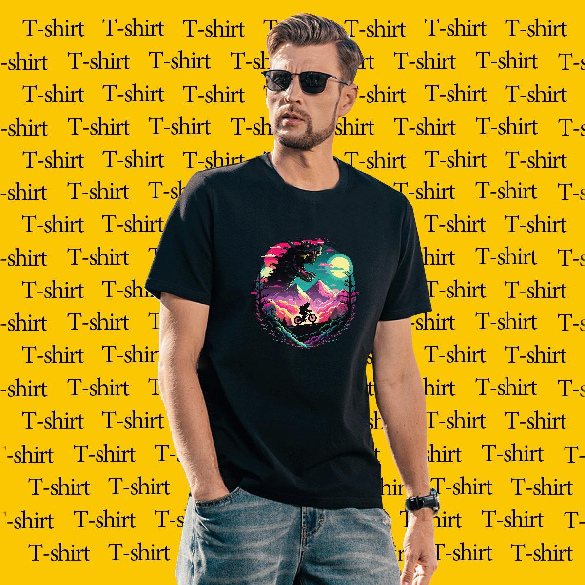 Designer Tshirt for Man Woman 230g Pure Cotton Home Outdoor mountains Oversized Breathable Crew Neck Designer Fashion Men T Shirts Clothes