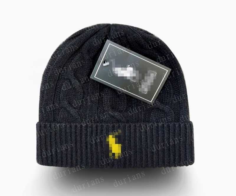 Beanie/Skull Caps 2024 Designer Pol Beanie Unisex Autumn Winter Beanies Knitted Hat Men Women Hats Classical Sports Skull Caps Kaleen-6 CXG10112