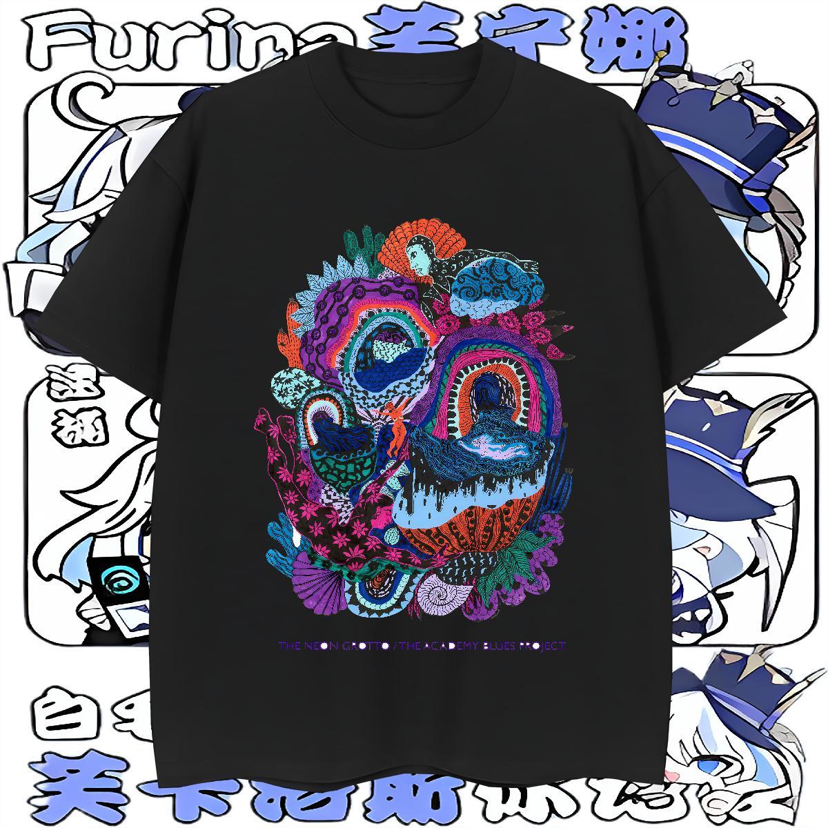 Designer Fashion T-Shirts for Men 100% Cotton 230g flower Street Casual Tshirts Breathable Short Sleeve Wholesale Mens Tshirts Custom Anime