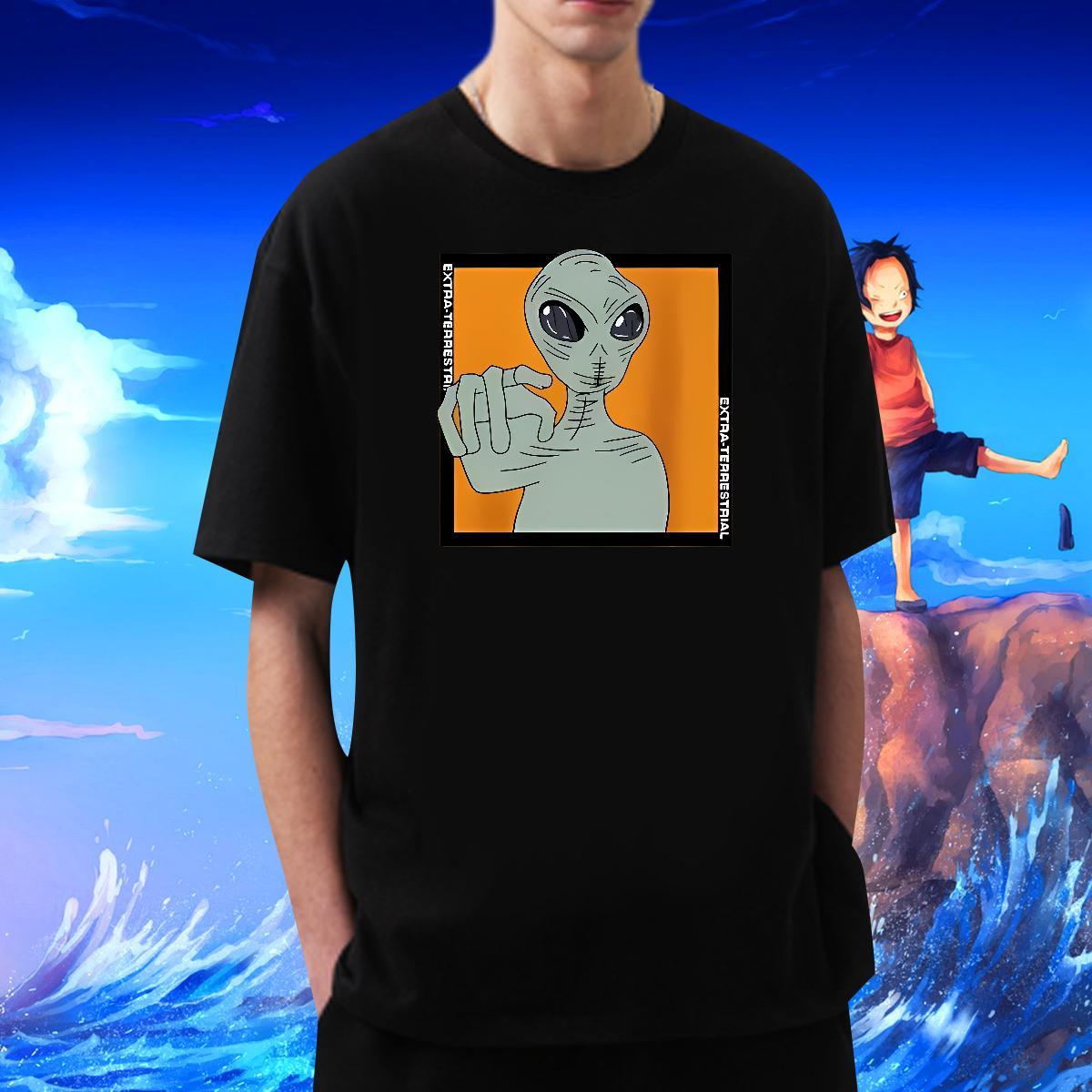 Cool Men Clothes T-Shirt 230g Pure Cotton Daily Outfit ET Custom Print Plus Size Round Neck Short Sleeve 2024 T shirt Tshirts