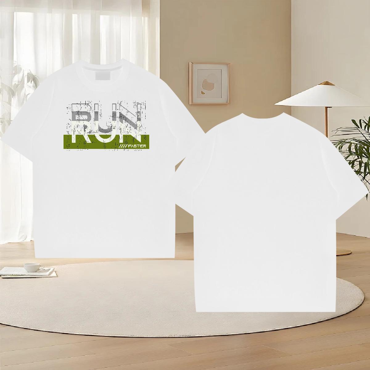 Cool Tshirts 230g Cotton Casual Beach letter Graphic Breathable Short Sleeve Customized T-Shirts for Men Wear