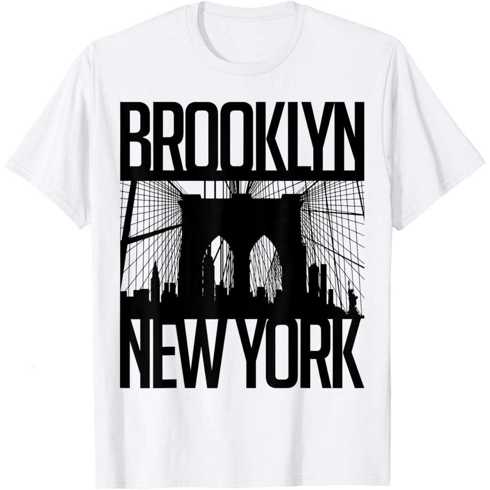 T shirt Mens Bridge Shirt, Brooklyn New York City Graphic Design T-Shirt shirts tshirt graphic tee Casual tops summer clothes Short sleeve Free shippi