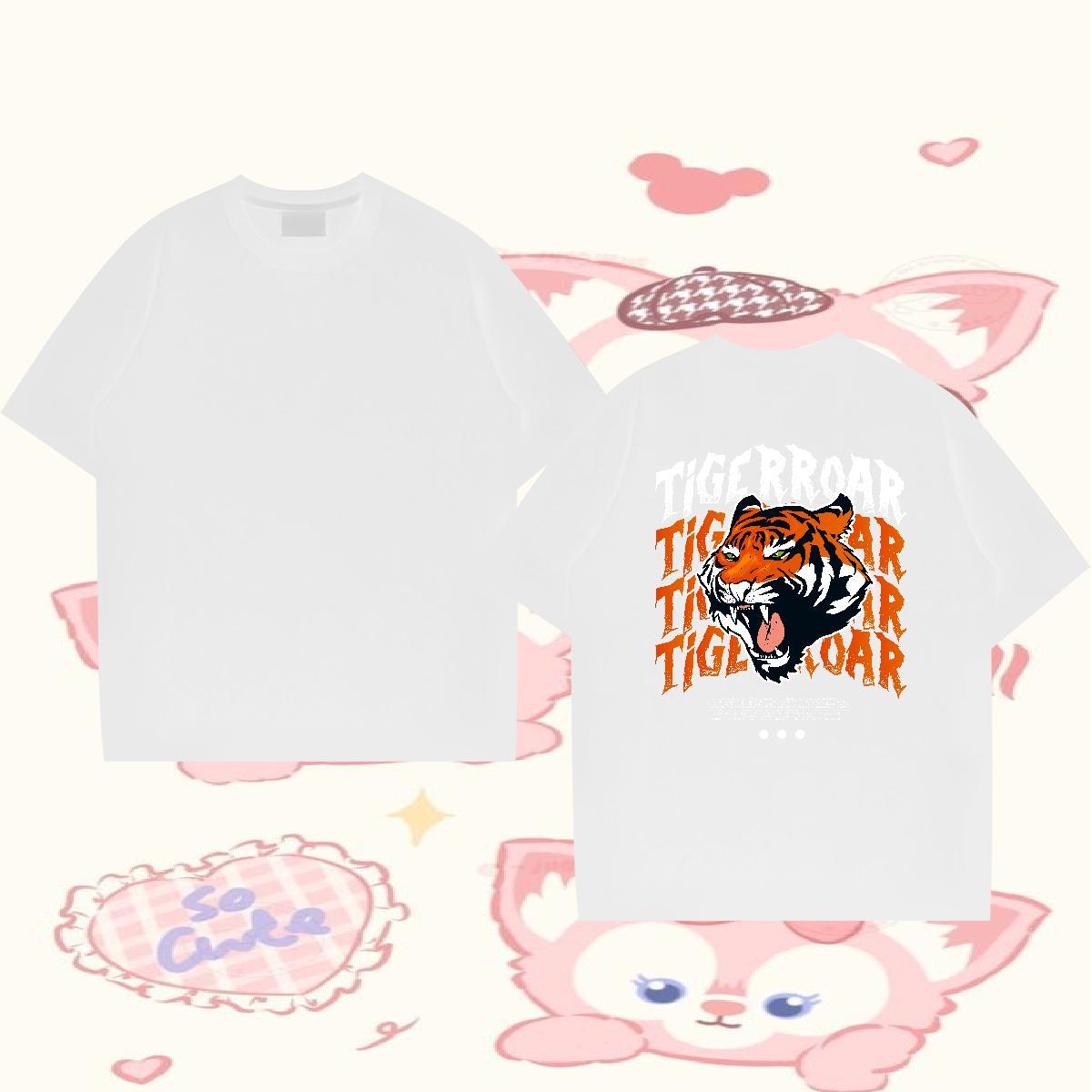 Customized T Shirt For Man 230g Cotton Casual Tees Shirts Pure Cotton Loose Tshirts Custom Big Size