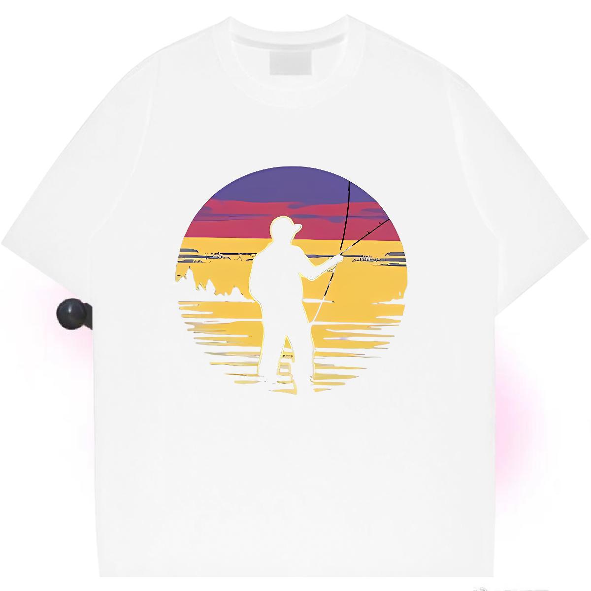 2024 Summer Men T Shirts person Wear 100% Cotton 230g Street wear Hip Hop Loose Plus Size Custom Round Neck Short Sleeve Tshirt for Man Woman