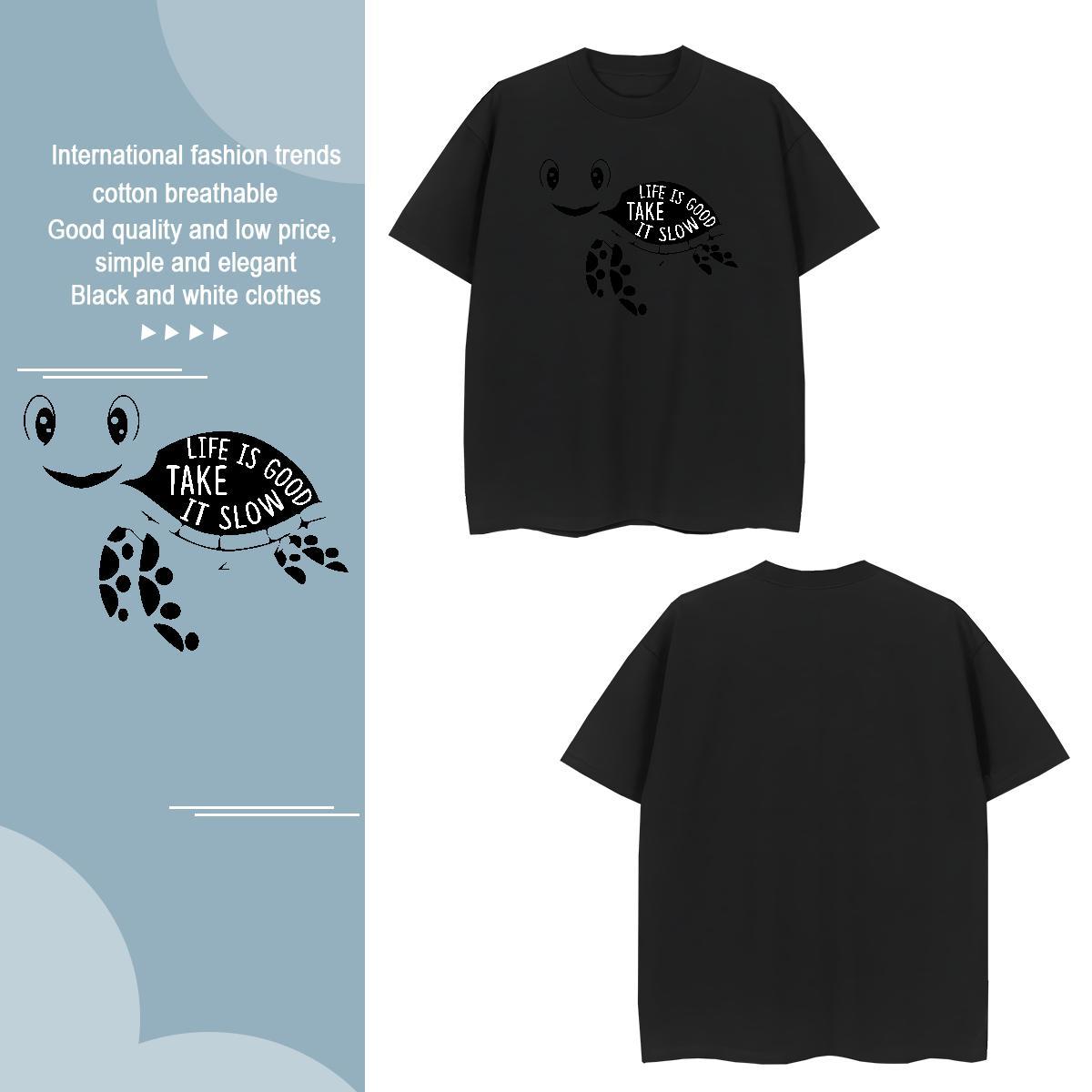 T Shirts Men 230g Pure Cotton Street wear Hip Hop Breathable Crew Neck DIY Logo Oversized Tshirt for Man Woman 2024 Designer Soft Tees Shirts