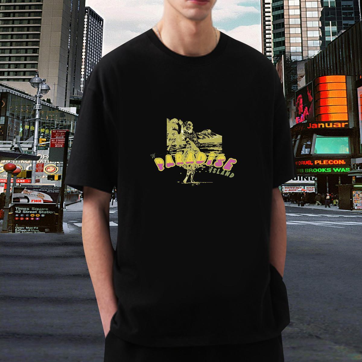 T-Shirts for Men 230g 100% Cotton handpainted Anime Printing Street Breathable Short Sleeve Custom Print Oversized Couples T Shirts New Designer Tee S