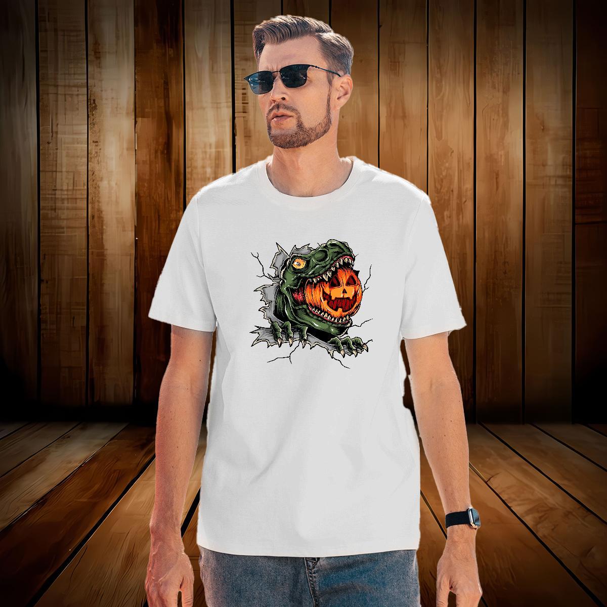 Classic Couples T Shirts 230g Cotton pumpkin Men T Shirts Sport Breathable Soft Anime Print Customized Top Tees