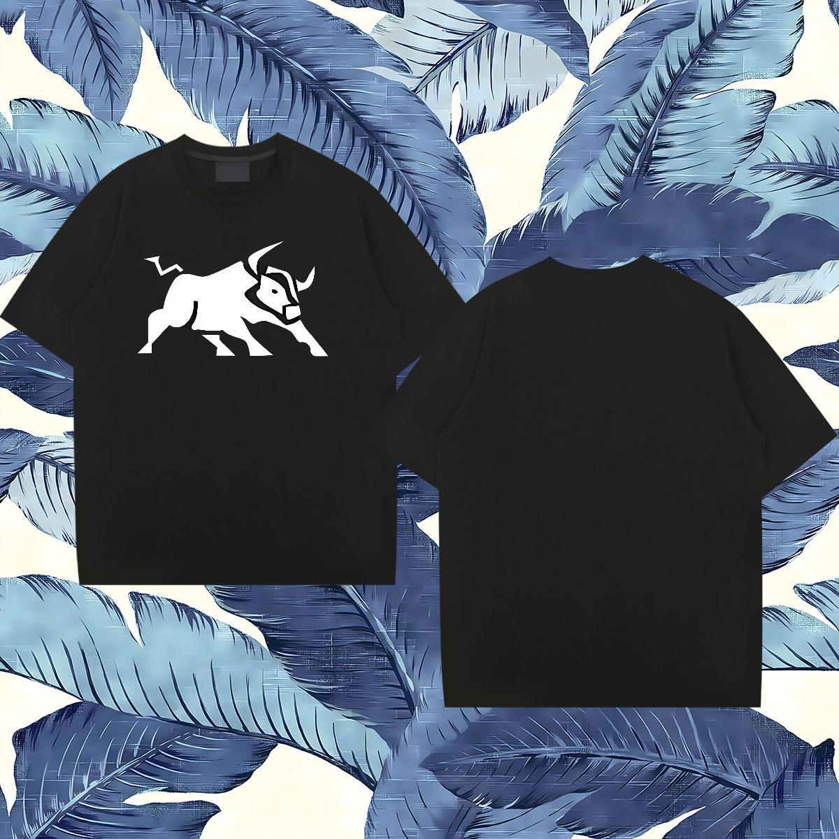 2024 Designer T shirt 100% Cotton 230g cow Beach Tshirts Pure Cotton TOP Quality Couples T Shirts DIY Printed