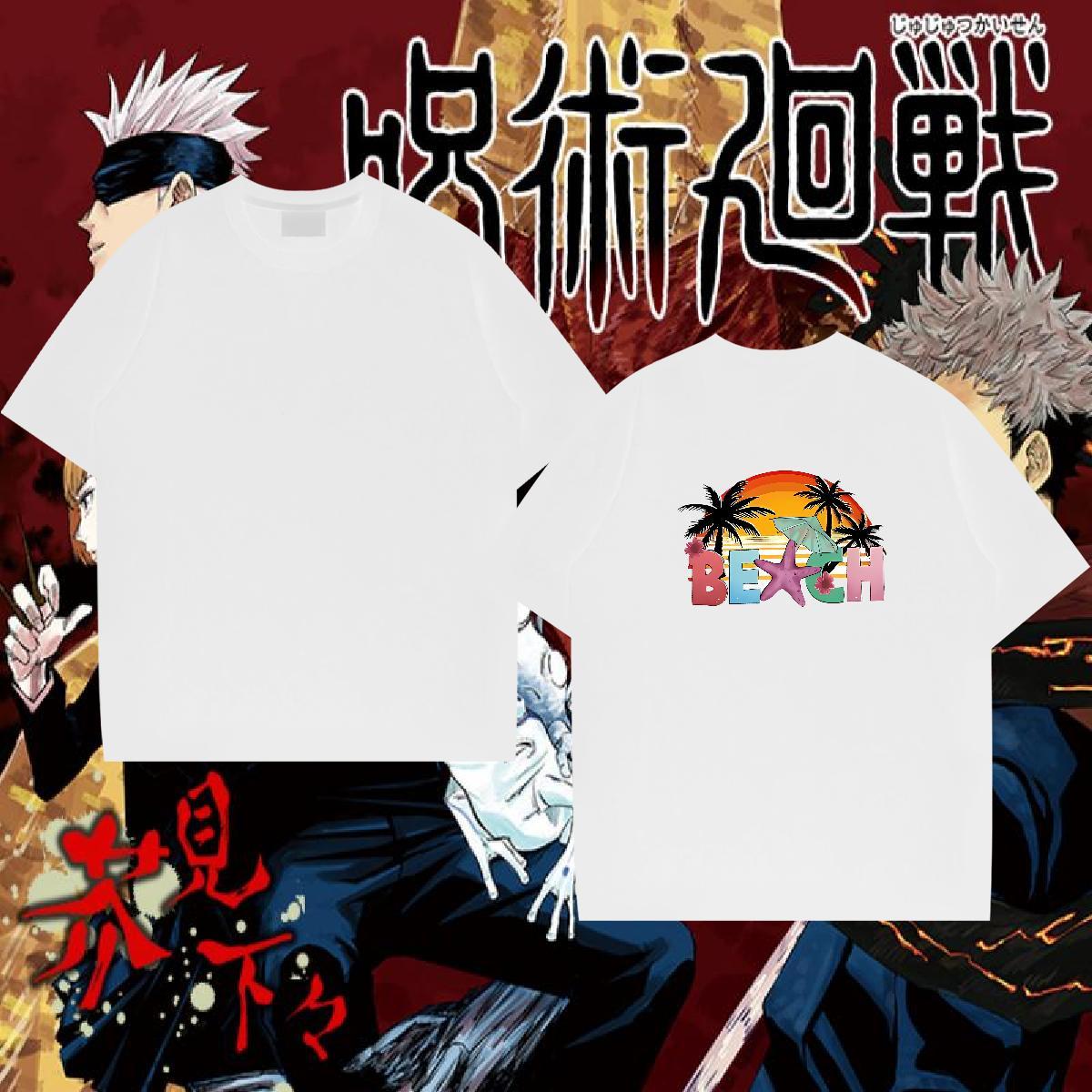 Classic Mens T Shirts 100% Cotton 230g tree Street Wear Tee Shirt Breathable Short Sleeve Comfortable Mens Tshirts DIY Logo Oversized