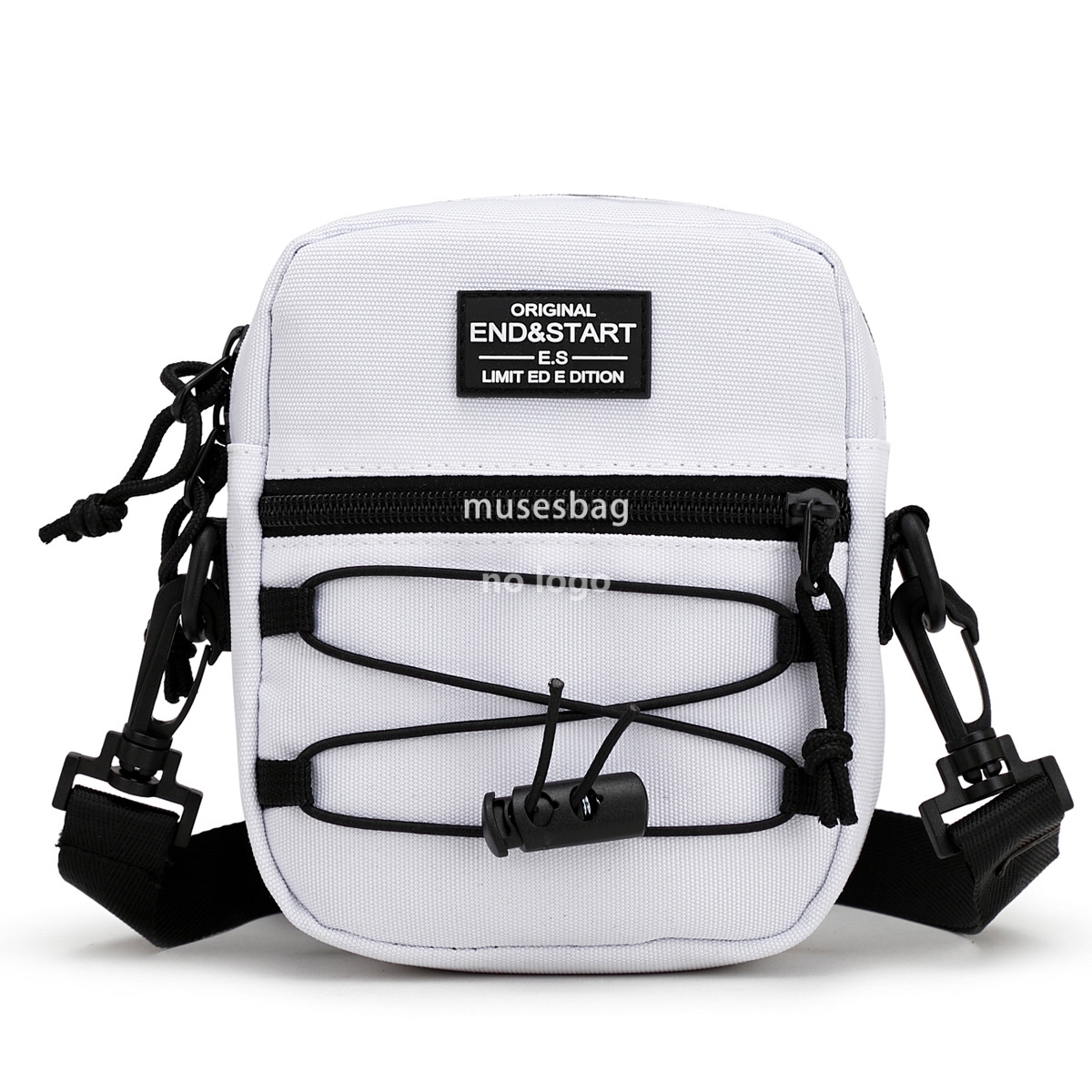 Men's small body bag fashion mobile phone crossbody bag ins function Day diagonal backpack leisure multi-functional shoulder bag