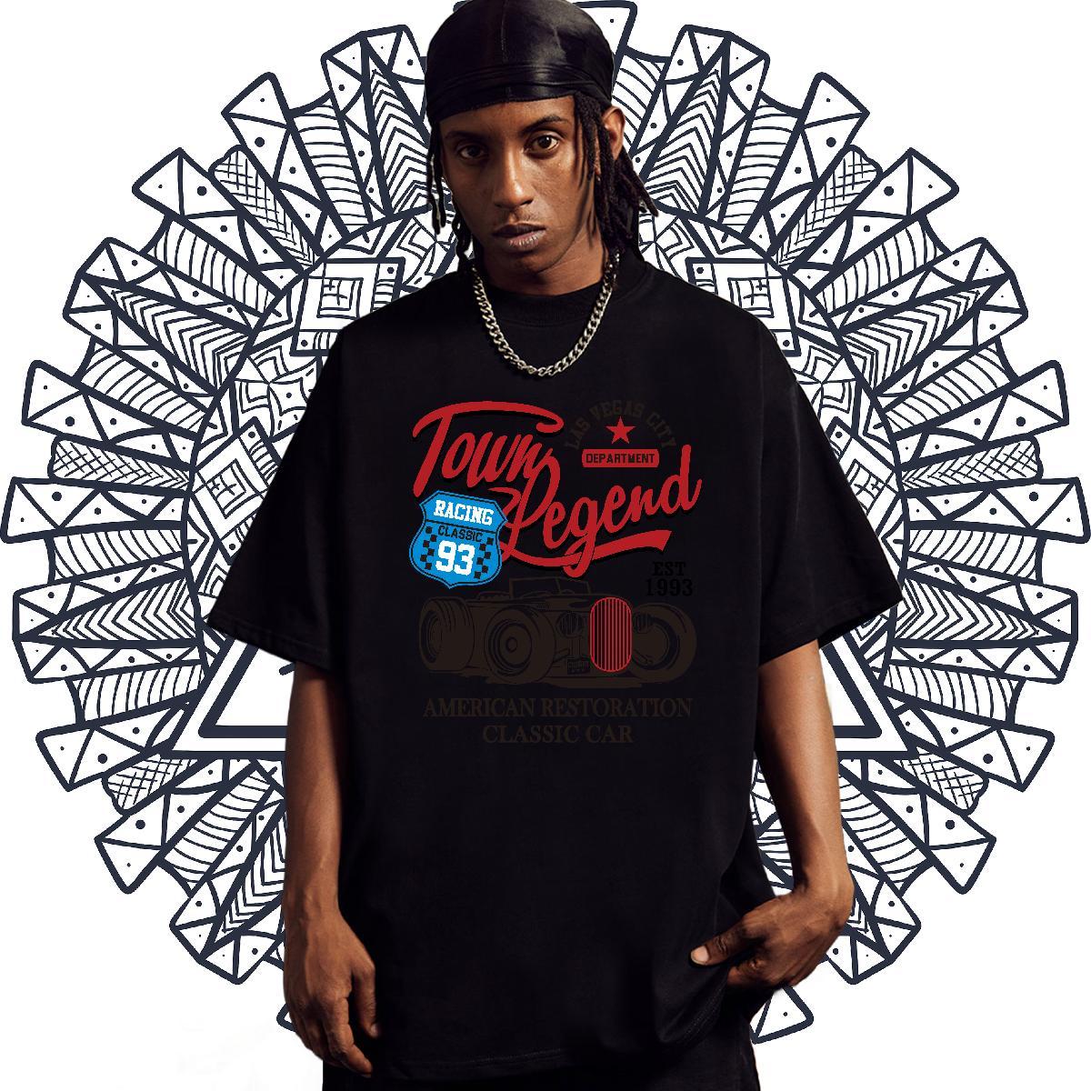 Wholesale Couples T Shirts 100% Cotton 230g Beach car Customized Breathable Short Sleeve Classic T-Shirts Polos