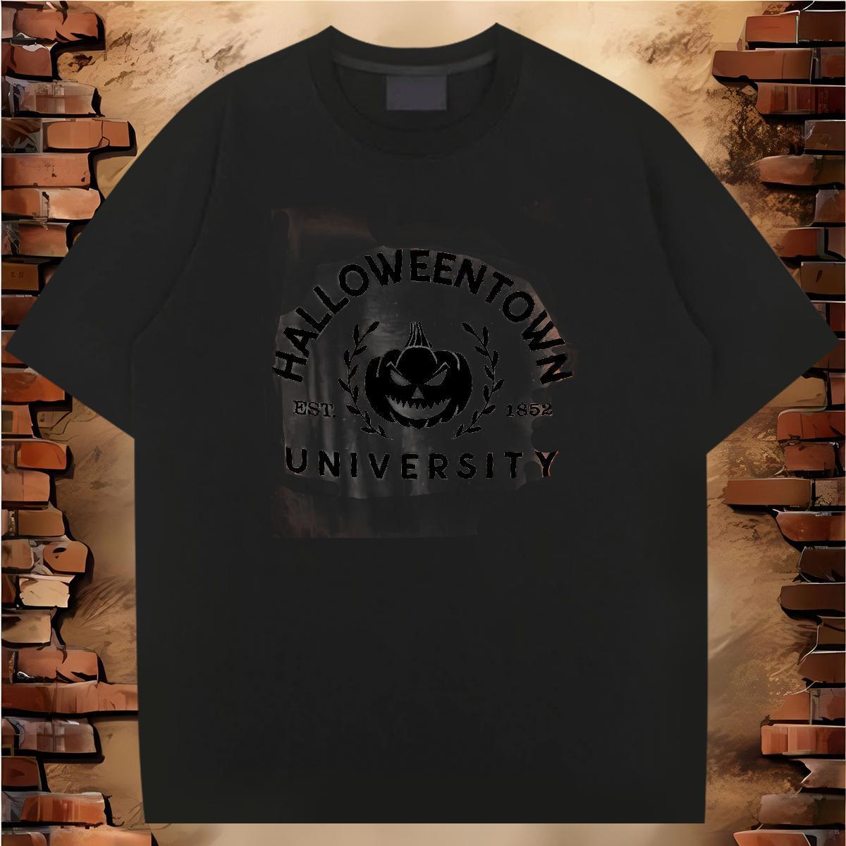 Factory Direct T-Shirts 230g Cotton halloween Hip Hop Tops Round Neck Short Sleeve Designer Men Tees Anime Print