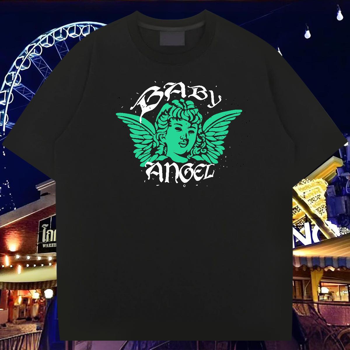 Men T Shirts 230g Pure Cotton icon Beach Breathable Crew Neck DIY Mens Tshirts Custom Designer Wear