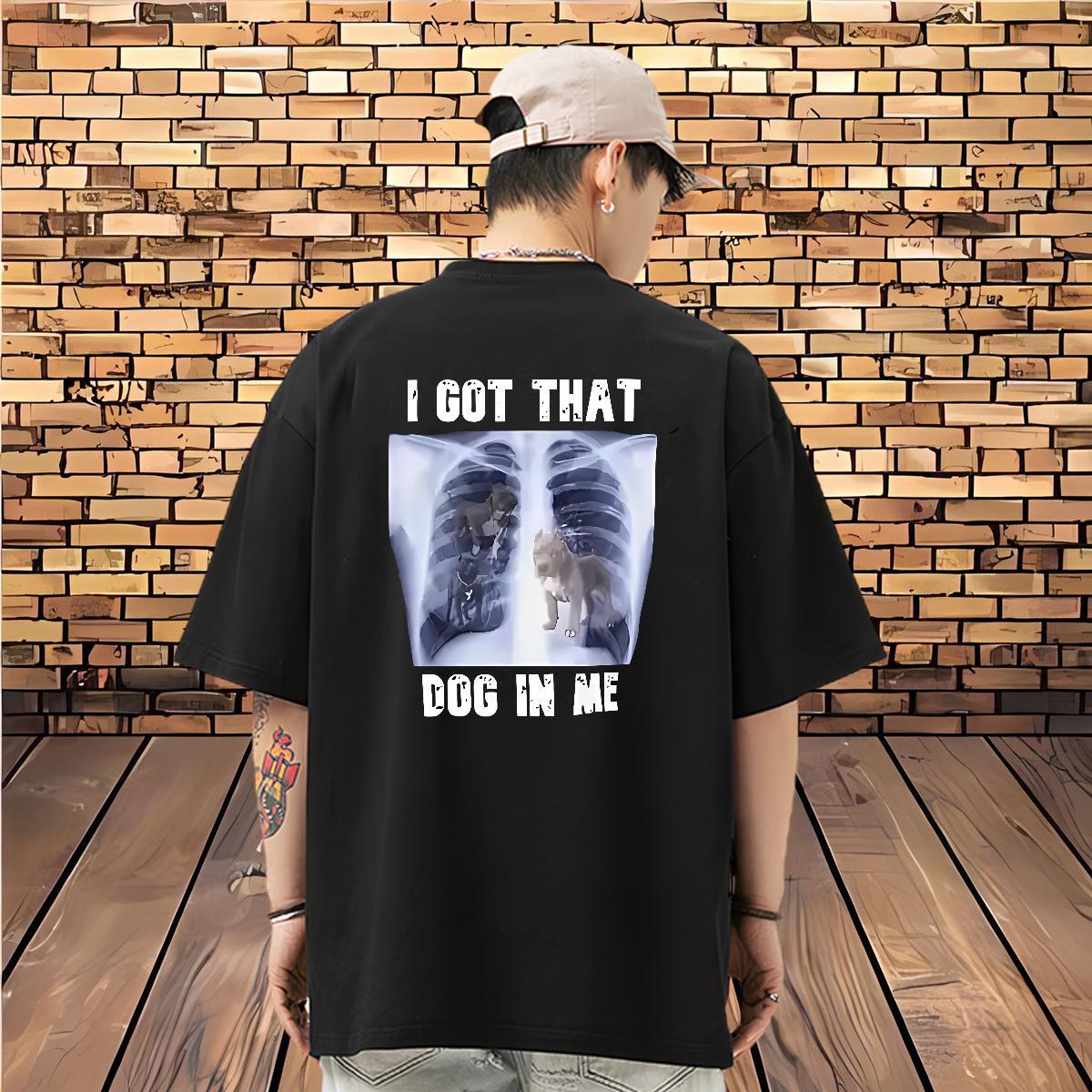 Classic Man T Shirts 230g Cotton Spring Summer Tees Breathable Short Sleeve Loose Men Tops Tees Cartoon Printing L-4XL