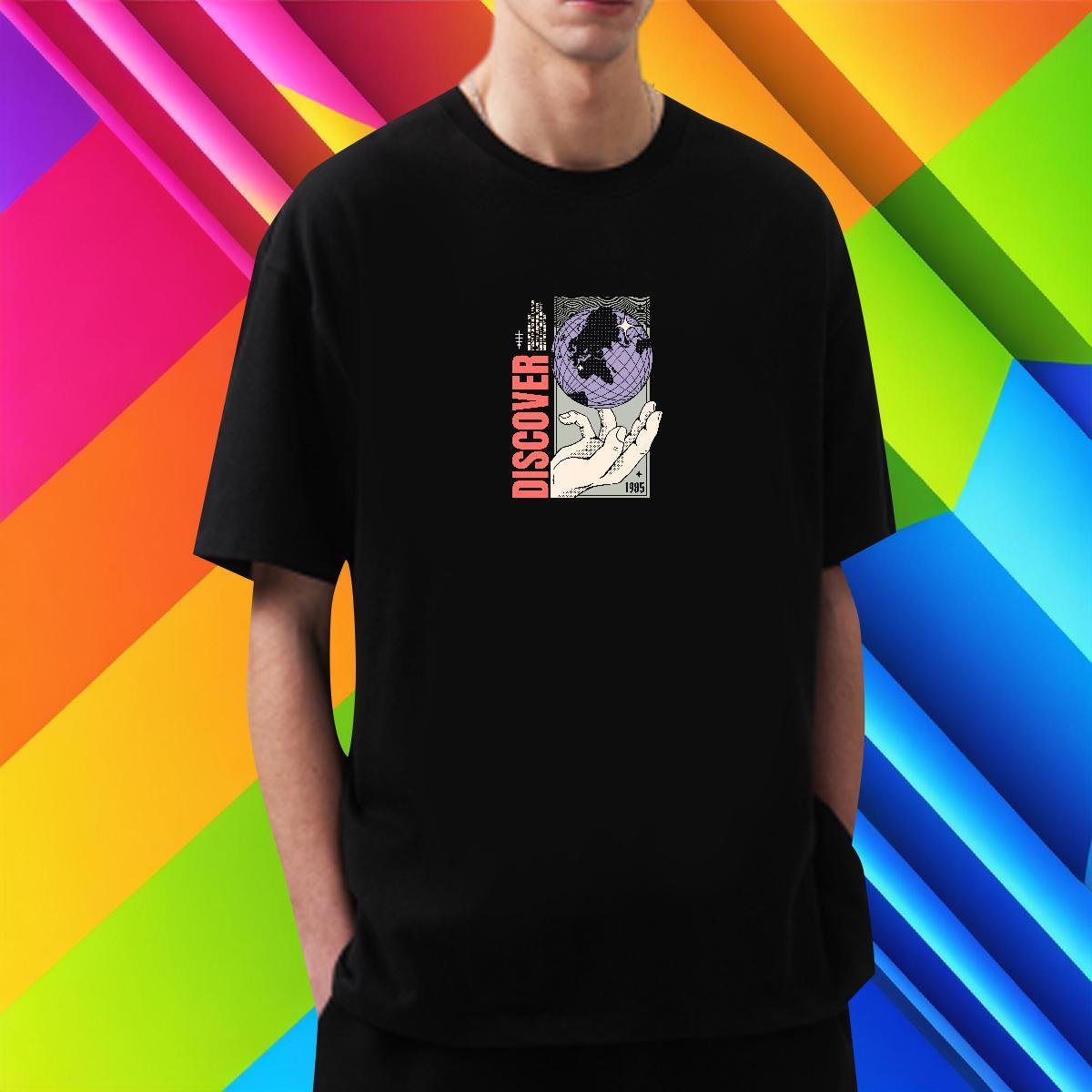 Men T Shirts 100% Cotton 230g hands Outdoor Breathable Crew Neck Plus Size Custom Men Tees Wholesale Cool Wear