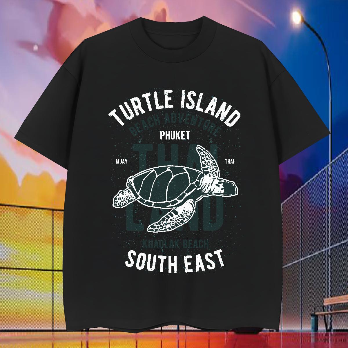 DIY T-Shirts 100% Cotton 230g Outdoor Clothes Crew Neck Cool Design Couples T Shirts Oversized