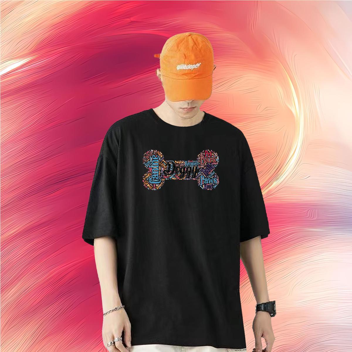 Stylist T-Shirts for Men 230g Cotton Spring Summer Wear O-Neck Short Sleeve High Quality Mens Tshirts Anime Print