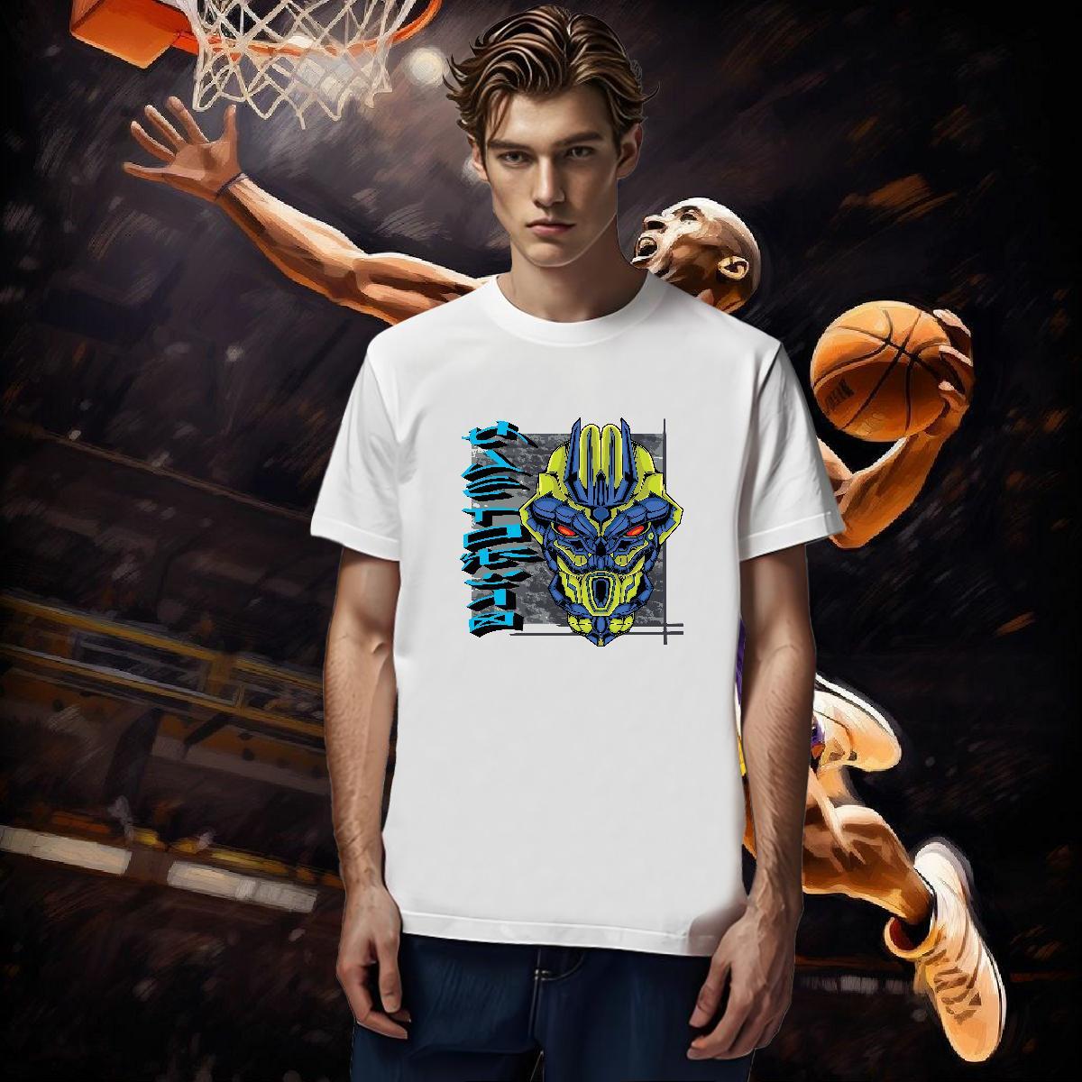 DIY Customized T-Shirts for Men ET Polos 230g Cotton Spring Summer Brand DIY Logo Oversized Breathable Short Sleeve Men Clothes T-Shirt