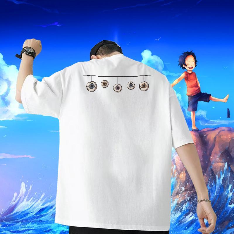 Fashion Design T-Shirts 230g Cotton halloween Spring Summer Tshirts Breathable Short Sleeve Popular Men Tees DIY Printed