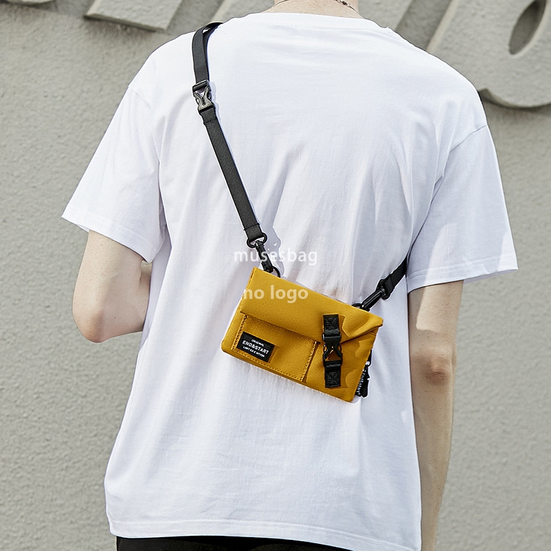 Men's crossbody bag fashion brand mini bag lightweight mobile phone bag female Japanese single bag casual diagonal small backpack boys
